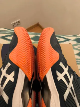 Asics Court FF 2 - Zapatillas Tenis Azul/Naranja