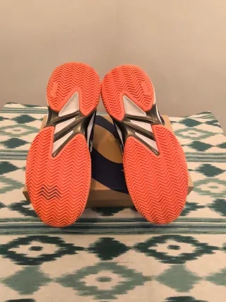 Asics Court FF 2 - Zapatillas Tenis Azul/Naranja