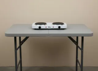 Cocina Eléctrica Portátil Doble ideal para camping