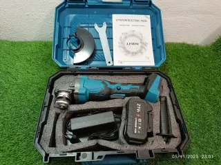 Amoladora angular (Radial) a Batería - Nueva