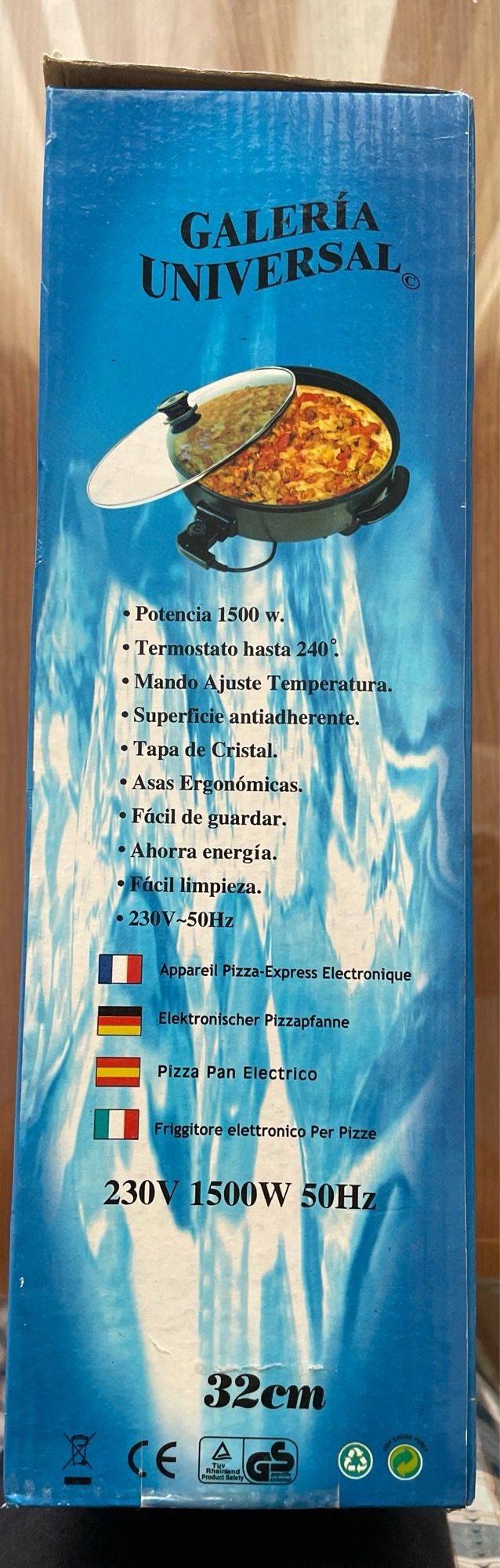 Paellera Eléctrica Galería Universal 32cm