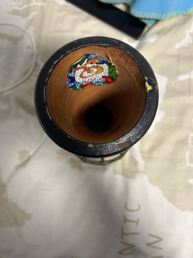 Tambor africano decorado