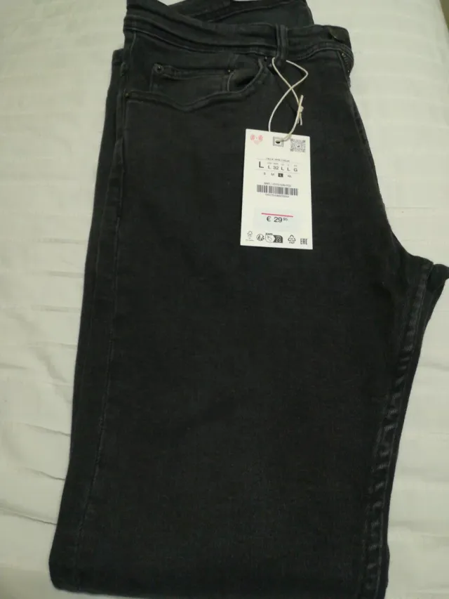 Pantalón Zara Negro Talla L