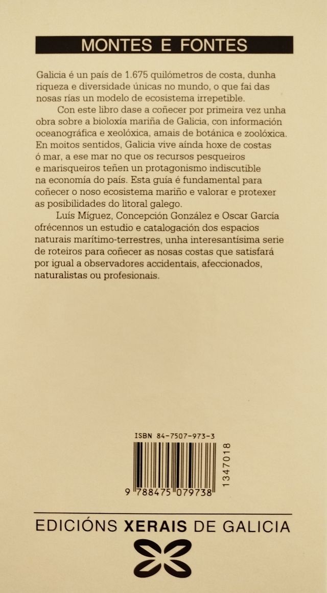 25€ por libro. Guía Montes e Fontes.