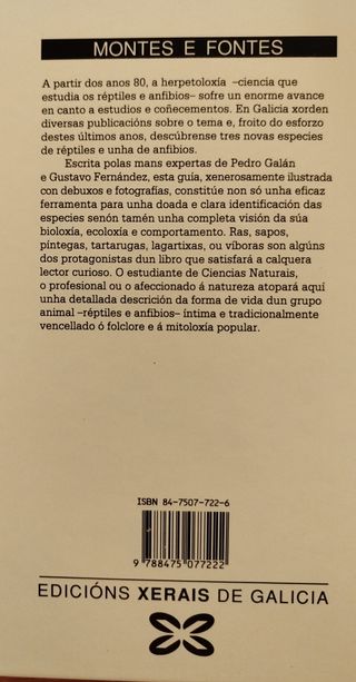 25€ por libro. Guía Montes e Fontes.