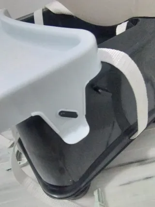 Trona portátil con bandeja