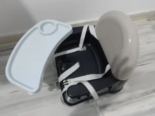 Trona portátil con bandeja