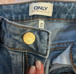 Jeans vita alta gamba dritta