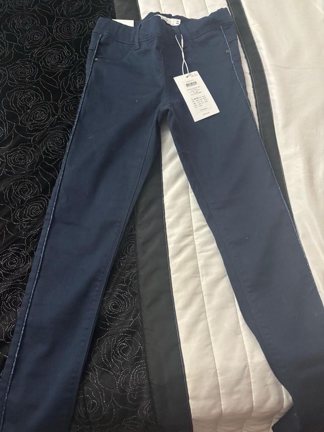 Pantalón niña azul marino
