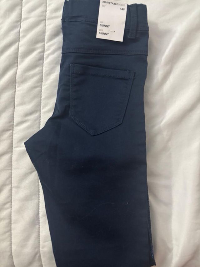 Pantalón niña azul marino