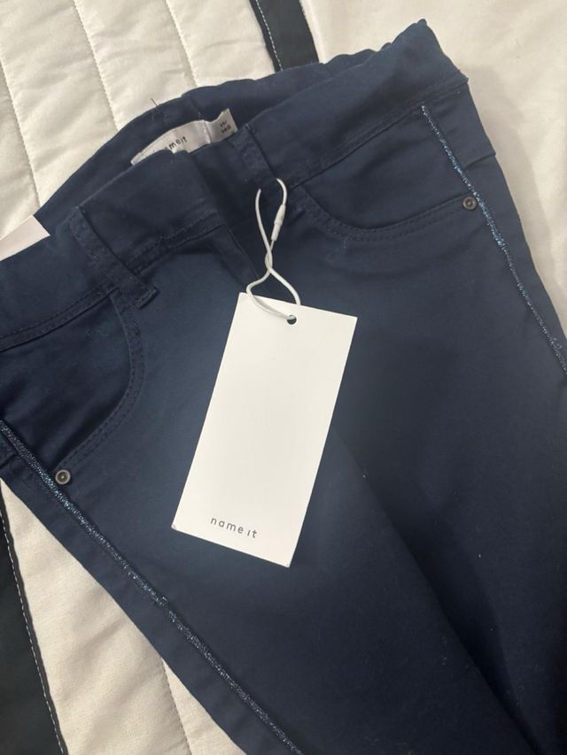 Pantalón niña azul marino