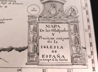 Mapa España antiguas provincias de la iglesia