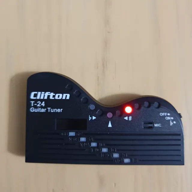 Afinador Guitarra Clifton T-24. Con regalos