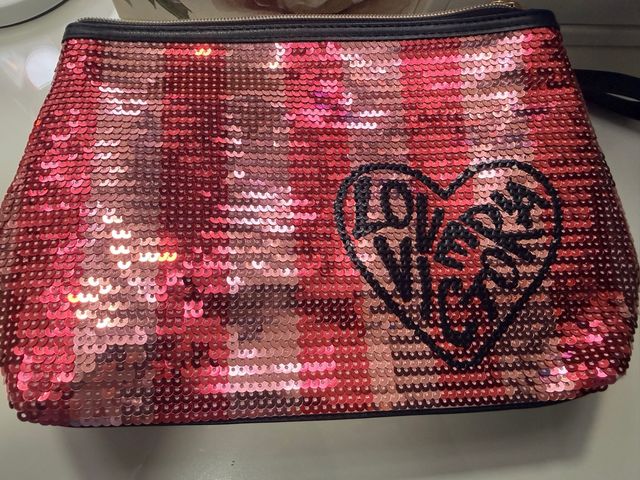 Neceser lentejuelas corazón Love