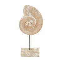 Decoração marítima em madeira concha