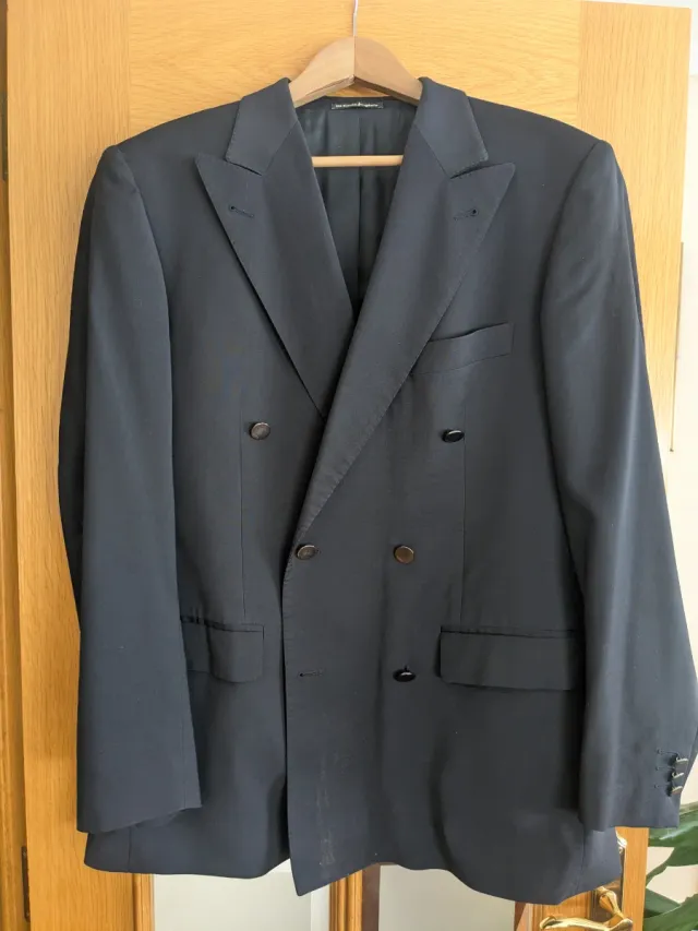 Chaqueta de traje negra