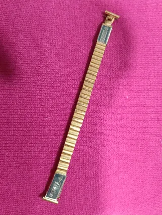 Pulsera Longines chapada en oro.