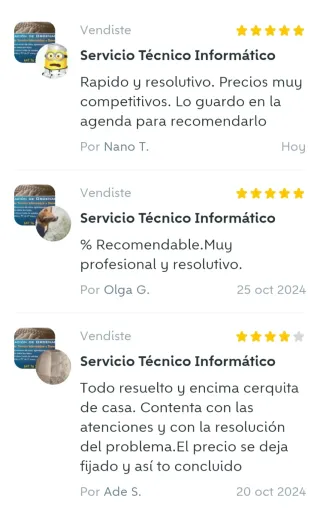 Servicio Técnico Informático a Domicilio