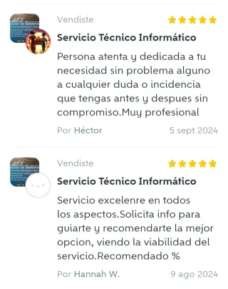 Servicio Técnico Informático a Domicilio