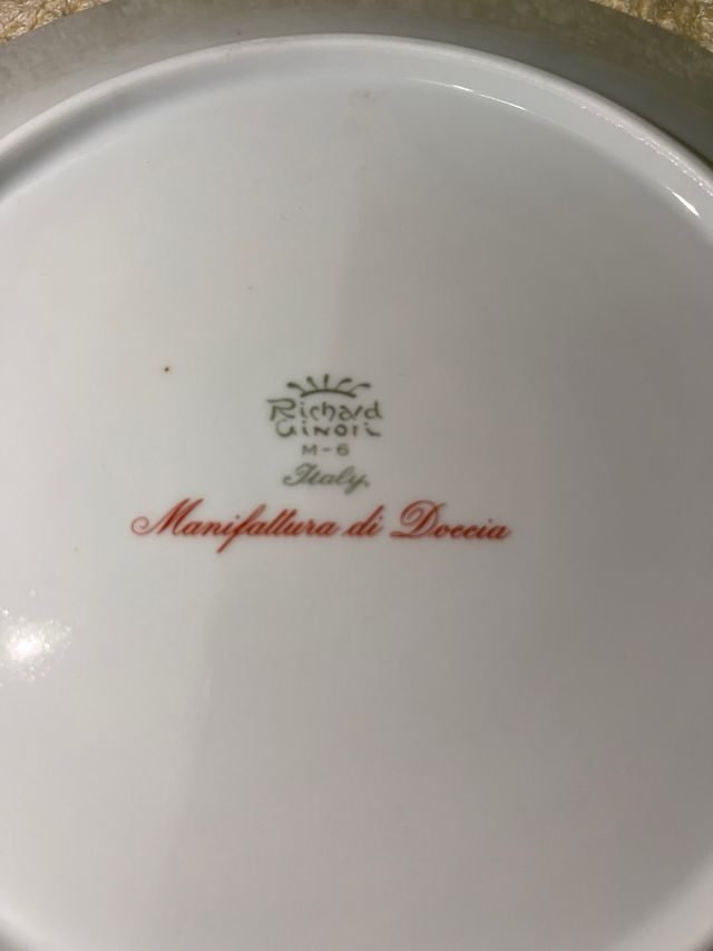 Piatto Richard Ginori Calendario 1977