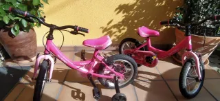 Bicicleta infantil 14 pulgadas rosa