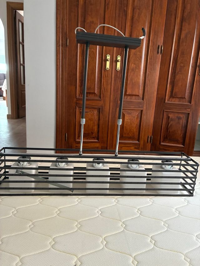 Lámpara de techo moderna negra y plateada