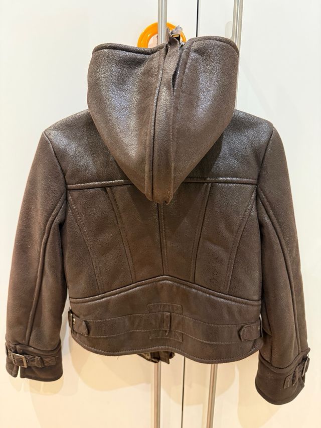 Chaqueta de piel niña