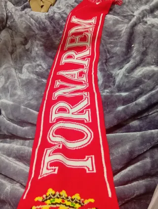 Bufanda Força Nàstic Roja y Blanca