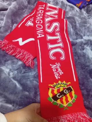 Bufanda Força Nàstic Roja y Blanca