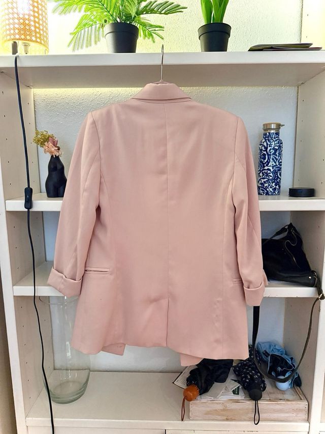 Blazer rosa Bershka