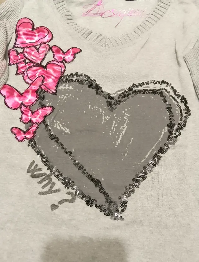 Jersey Desigual Corazón y Mariposas