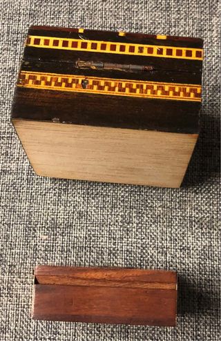 2 Cajitas de Madera Decoradas