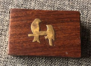 2 Cajitas de Madera Decoradas