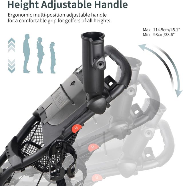 Carro de Golf Caddycruiser One V8 Plata