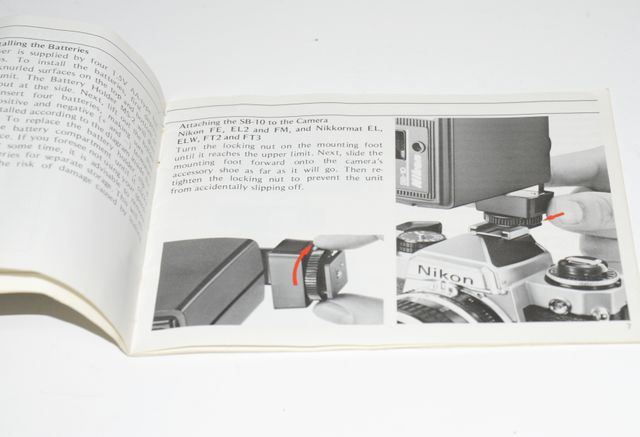 Funda Nikon SS-7 y Manual SB-10