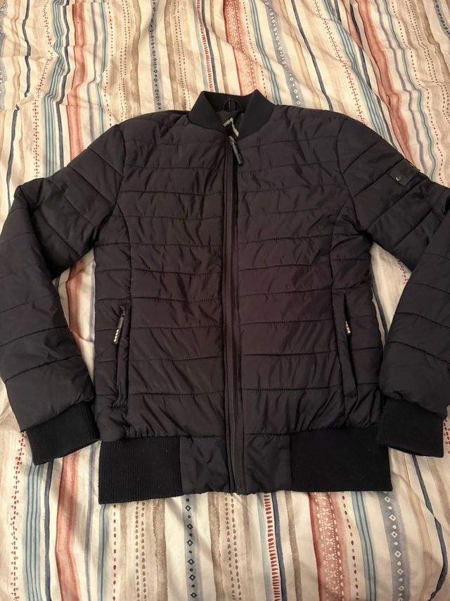 Chaqueta Superdry Negra Bomber
