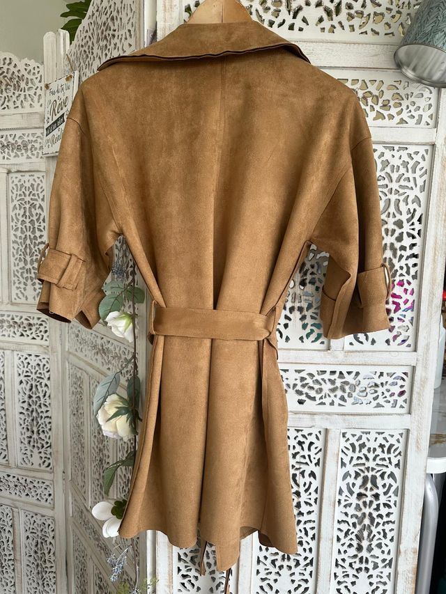 Chaqueta efecto ante S/36