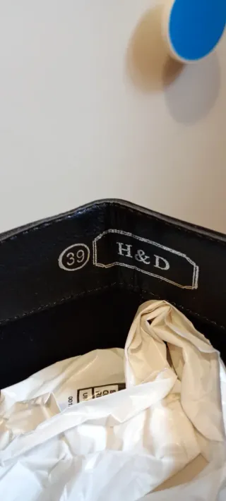 Botas caña alta negras talla 39