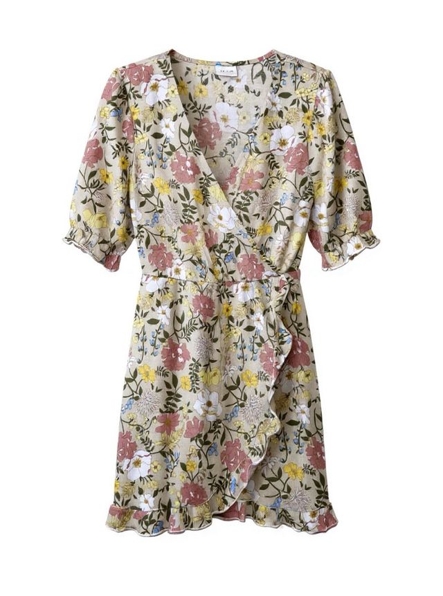 Vestido corto floral