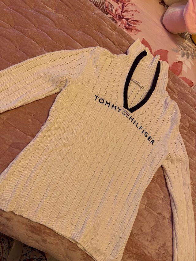 Jersey Tommy Hilfiger Blanco y Negro