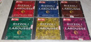 6 CD-ROM Enciclopedia Multimediale Rizzoli Larouss