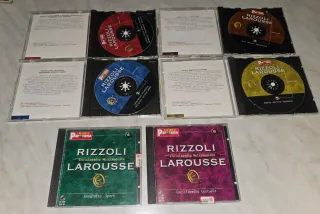 6 CD-ROM Enciclopedia Multimediale Rizzoli Larouss