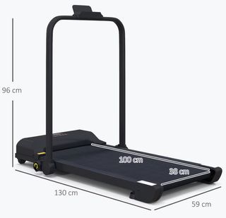 Cinta de andar plegable HOMCOM 130x59 cm