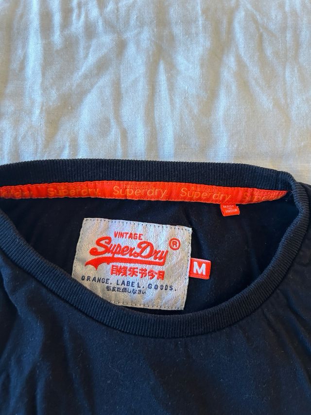Camiseta Superdry Negra Talla M