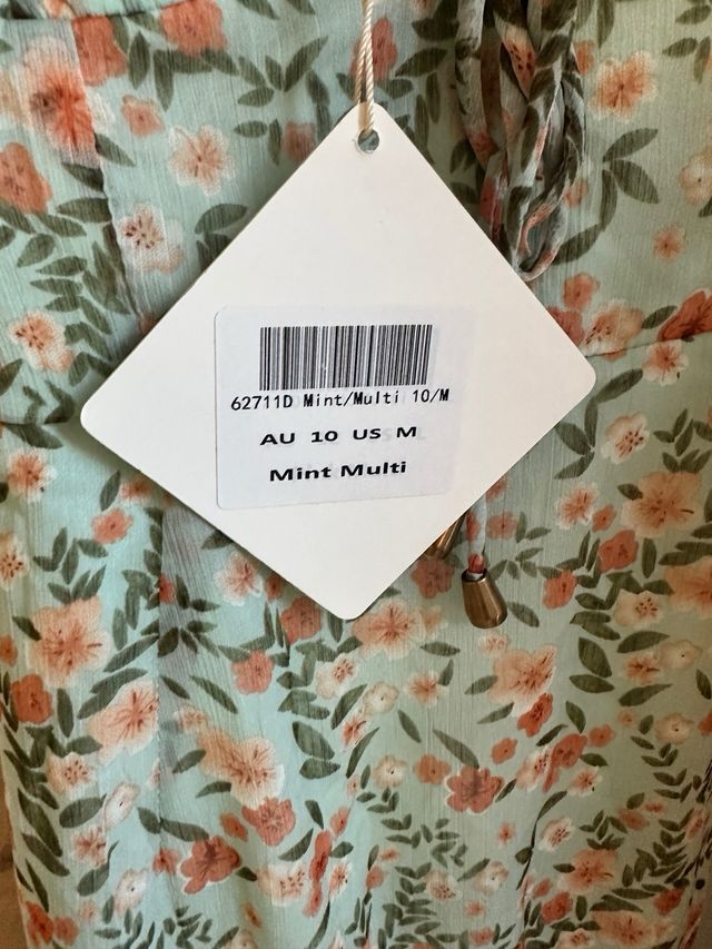 Vestido floral corto tirantes S