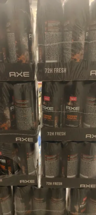 LOTE 6 DESODORANTES AXE COOPER SANTAL