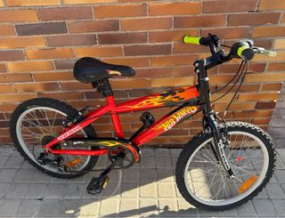 Bicicleta Infantil Hot Wheels 20 Roja