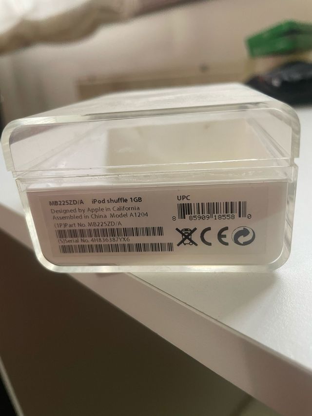 Caja Original iPod Shuffle Apple