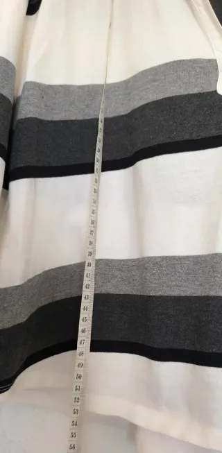 Polo Thomas Burberry Y2K Rayas Grises