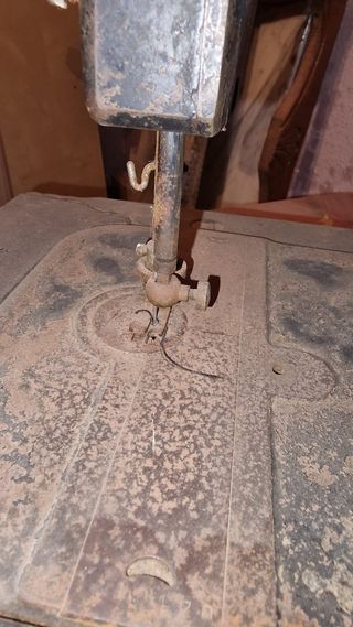 Máquina de coser antigua Seidel & Naumann